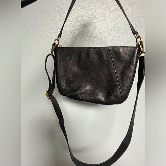 Fossil Handbags - Fossil Black Leather Cross body Bag Purse